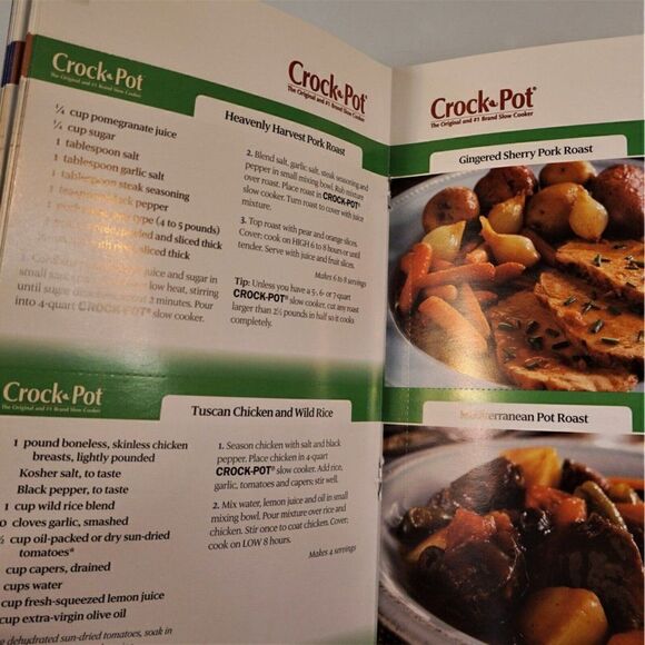 Crock Pot Slow Cooker Tear Out Recipe Card Collection 2007 Paper Back - Picture 8 of 9